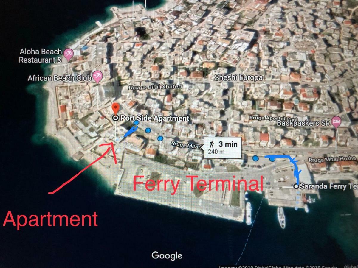 Port Side Sarande Apartment Екстериор снимка